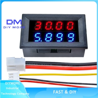 Vôn Kế Có Màn Hình LED Xanh Và Đỏ 0.28 inch 4-bit DC0-100V 10A