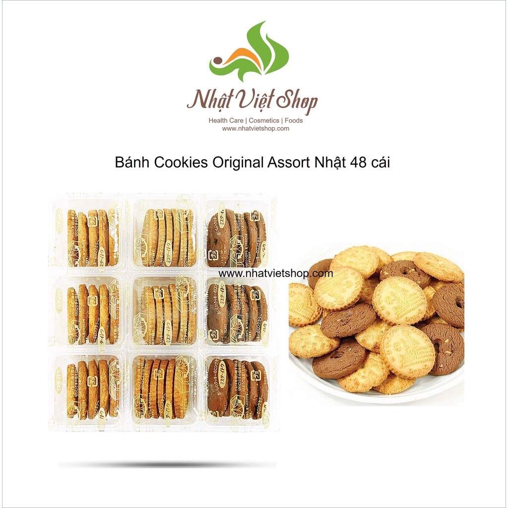 Bánh Cookies Original Assort Nhật 48 cái
