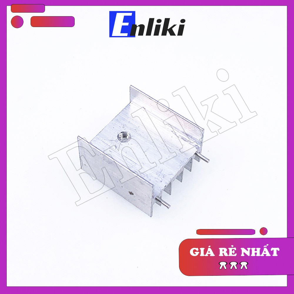 Tản Nhiệt Nhôm TO247 23x16x25mm Trắng