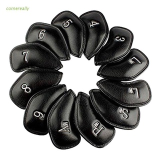 Bộ 12 cover bọc gậy golf iron sắt da- bọc đầu gậy golf