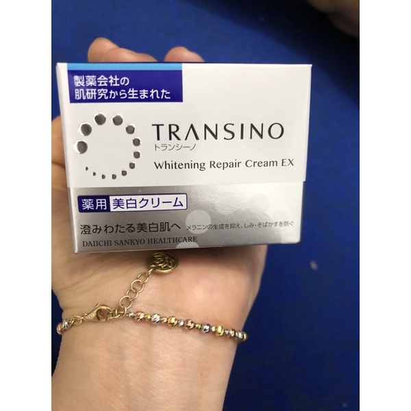 Kem Dưỡng Ban Đêm Giảm,Ngăn ngừa Nám Transino Whitening Repair Cream EX 35g