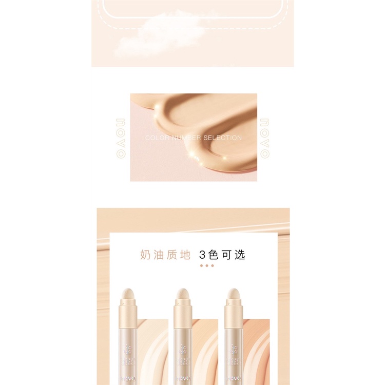 Kem che khuyết điểm 2 đầu NOVO Freely Erase Double-Ended Concealer 5g