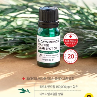 Tinh dầu trà some by mi 30 days miracle tea tree clear spot oil