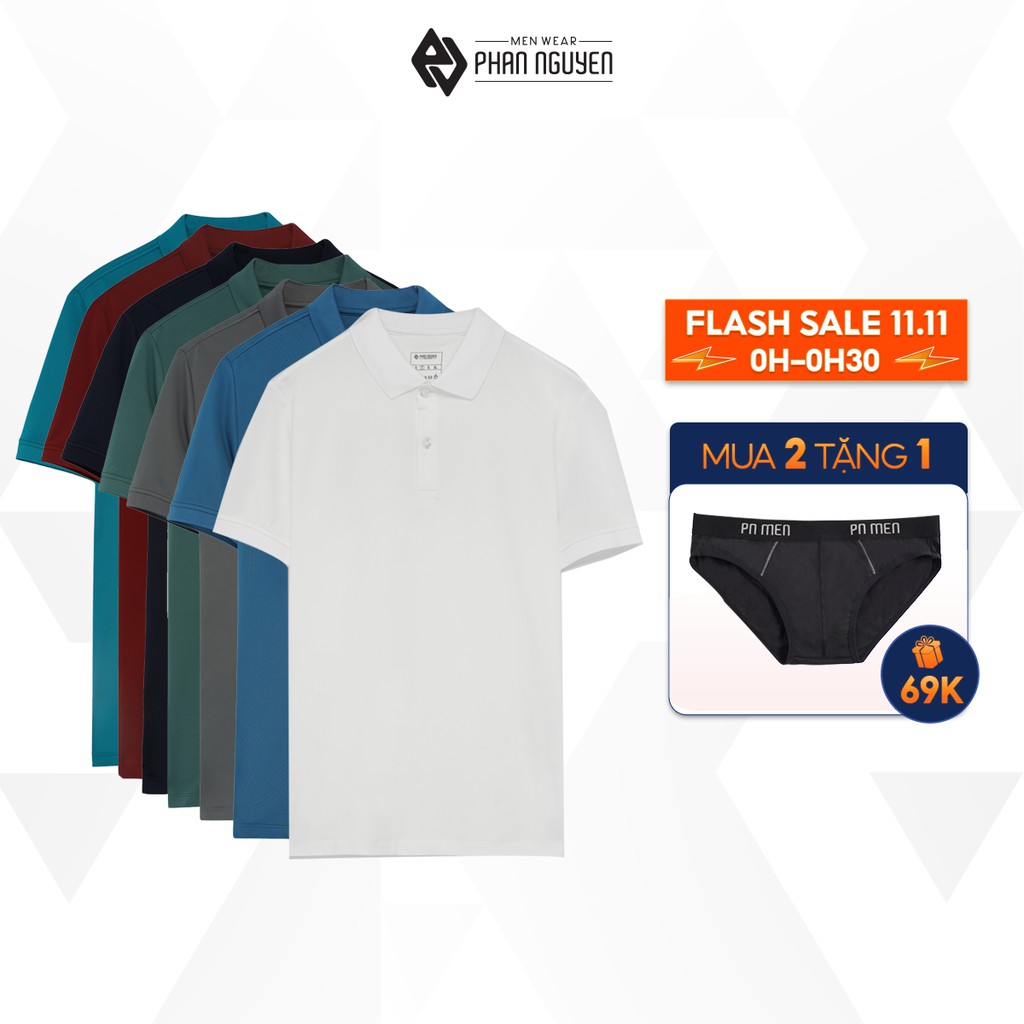 Áo thun nam cao cấp PHAN NGUYỄN polo form rộng, thiết kế phong cách sang trọng lịch lãm, thấm hút mồ hôi, đủ size | BigBuy360 - bigbuy360.vn