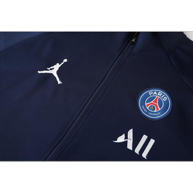 Áo Khoác Bóng Đá Tay Dài Màu Xanh Dương Paris Saint Germain PSG Messi Size A + + + Size 22-23 | Áo Khoác PSG Messi