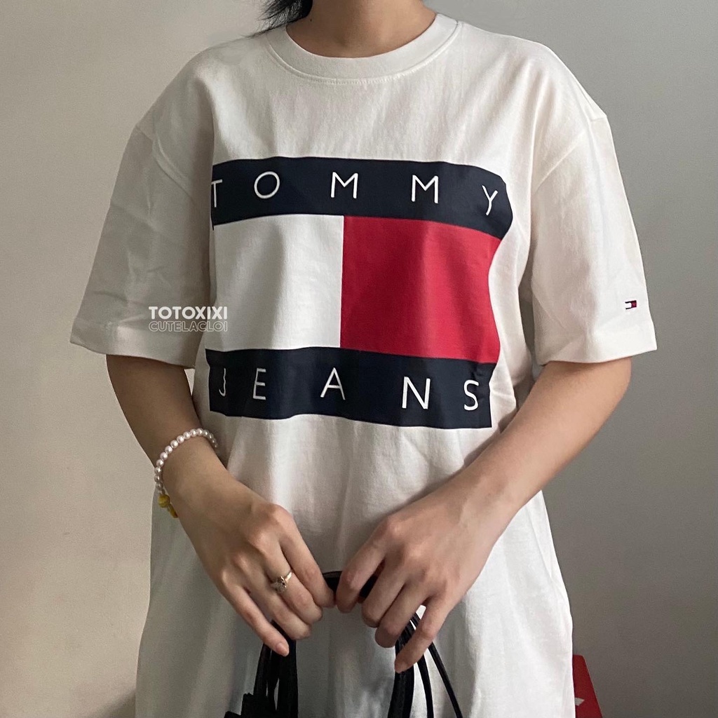 [CHÍNH HÃNG] Áo thun Tommy Hilfiger có bill Hàn