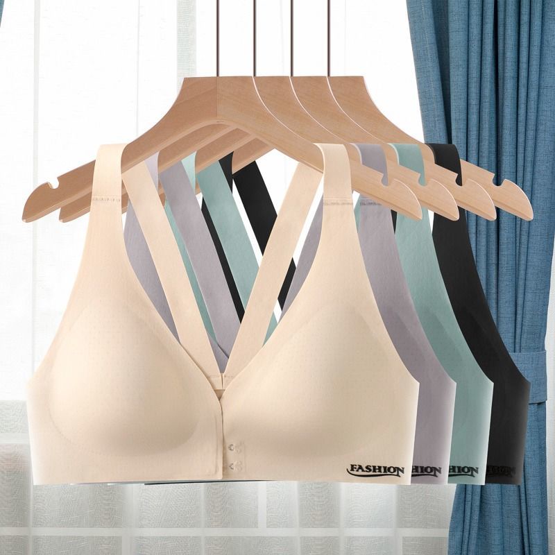 Áo Lót Thể Thao Nâng Ngực Không Đường May Cài Nút Trước Chống Chảy Xệ Chống Trượt Có Thể Điều Chỉnh Đ