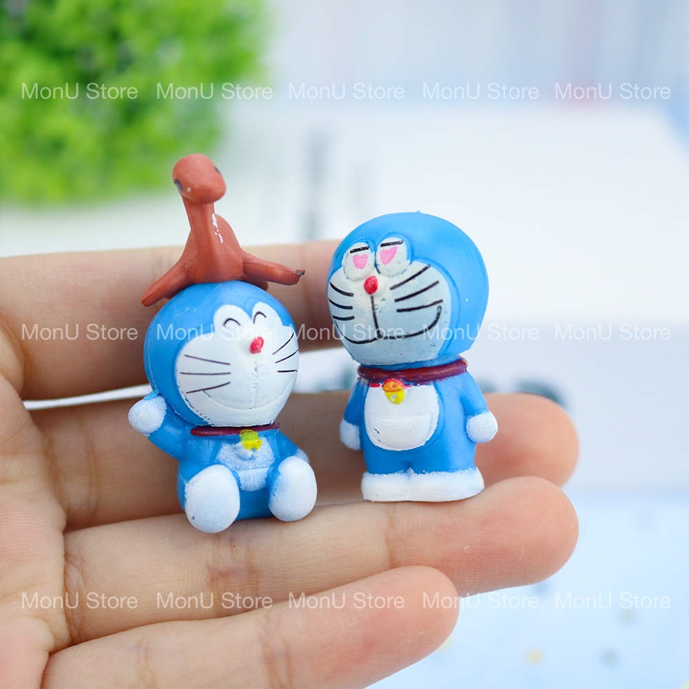 Bộ 8 mô hình DORAEMON DOREMON và thú cưng MINI dễ thương cute MON0231 TooYoo