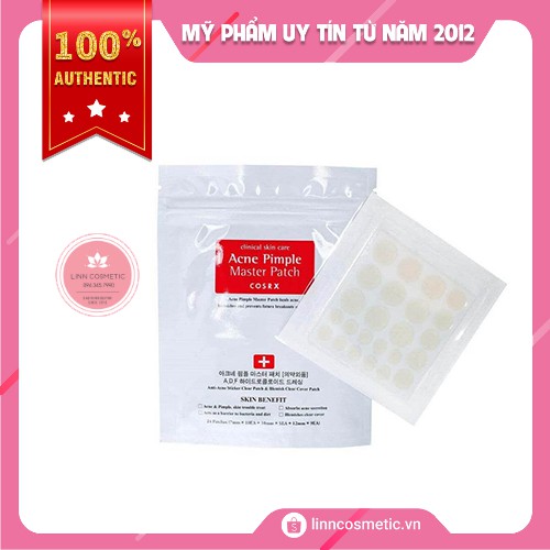 Miếng Dán Mụn Acne Pimple Master Patch COSRX 24 Miếng Màu Đỏ