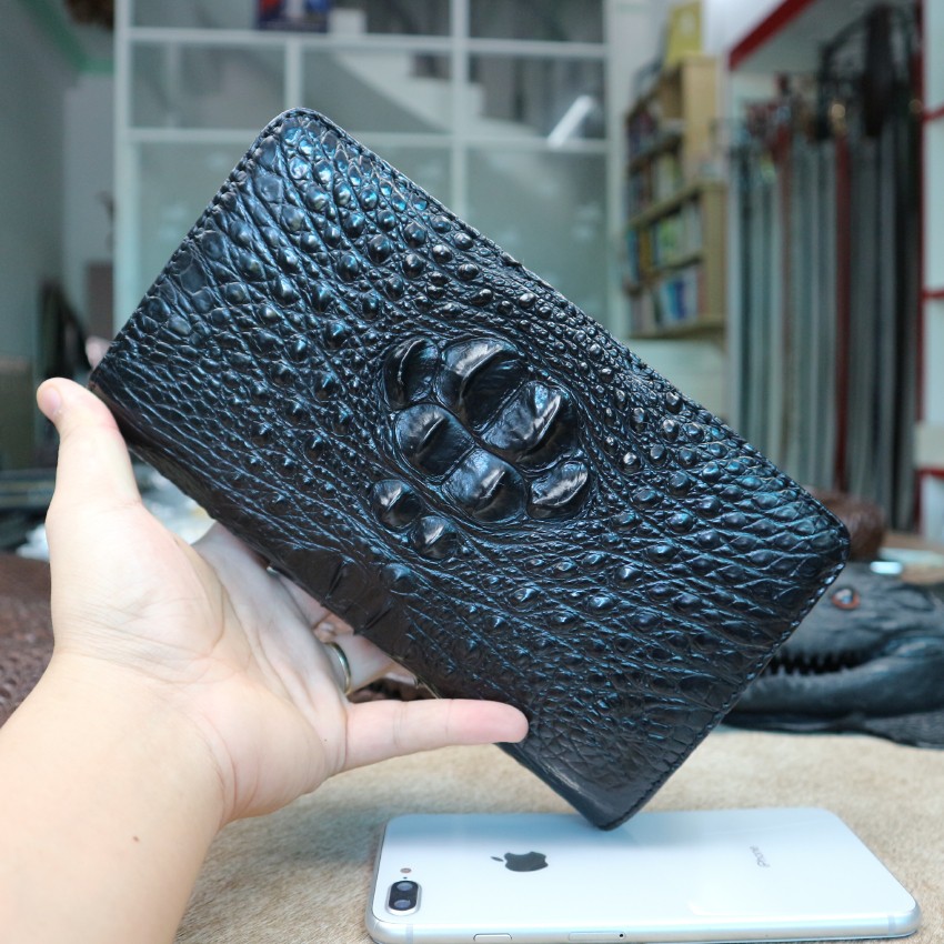 Ví Clutch Cầm Tay Nam Da Cá Sấu CW43-01G || Chính Hãng Của Thương Hiệu Chuyên Da Cá Sấu