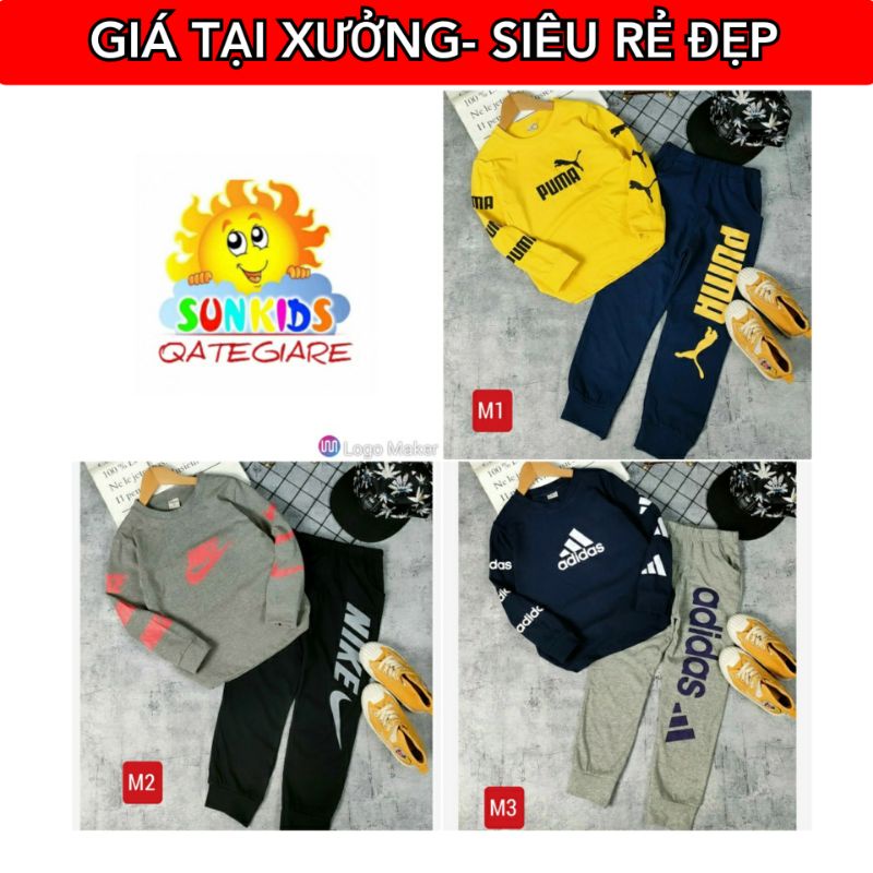 🔥TẬN GỐC🔥 BBD36 (20kg-40kg) đồ bộ quần áo dài tay bé trai size đại chất cotton 4 chiều thu đông - ĐÒ BỘ TRẺ EM