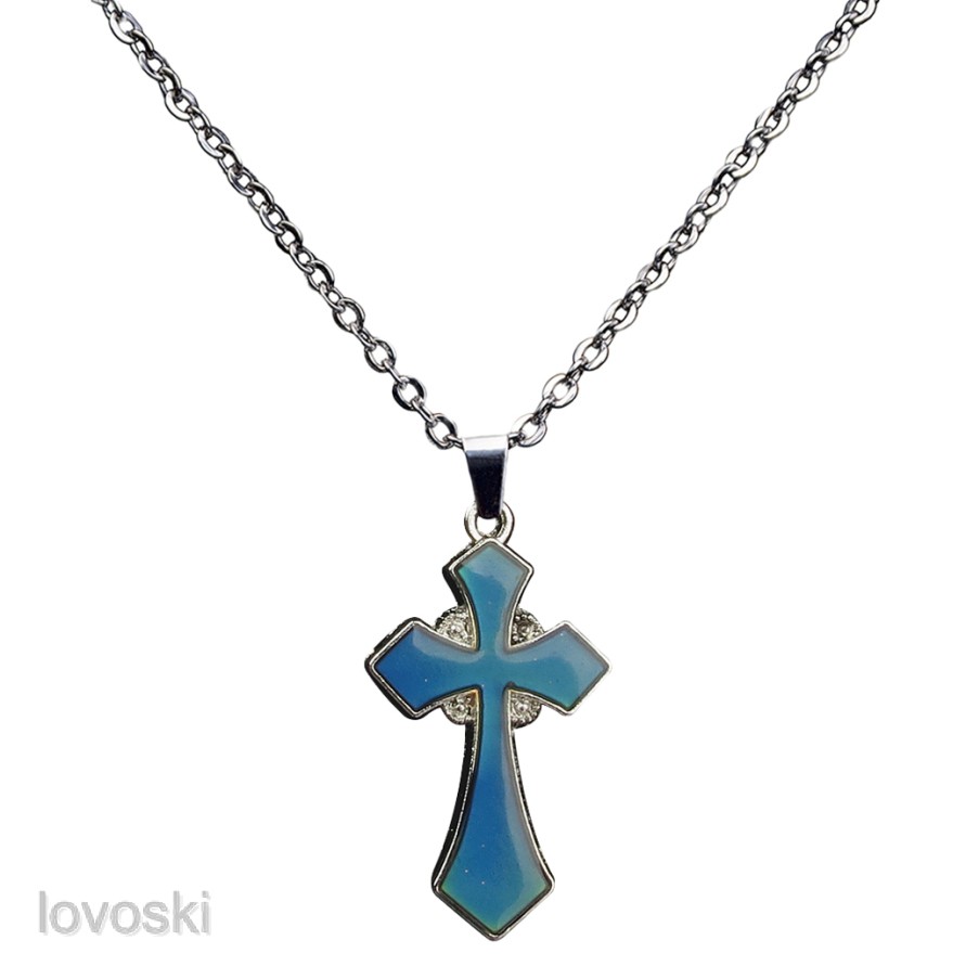 Dây chuyền mặt thánh giá đổi màu theo nhiệt độ