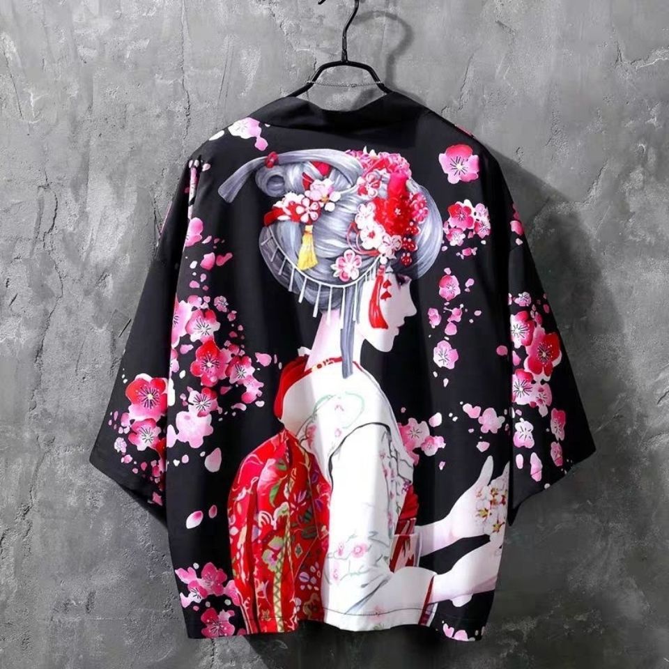 Áo Choàng Kimono Chống Nắng Thoáng Khí Thời Trang Mùa Hè Cho Nam Và Nữ