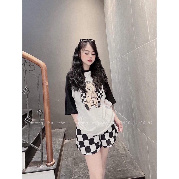 Bộ thun gấu siêu xin đủ màu