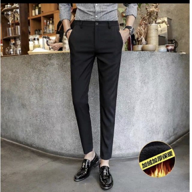 Quần tây nam ống côn dáng body vải co giãn cao cấp công sở đi học đi tiệc đi chơi phù hợp với thời trang