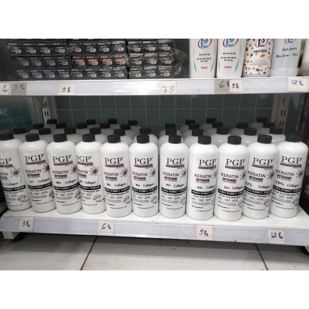 Oxy PGP 900ml Nhuộm Tóc Chống Rát Siêu Mềm Mượt