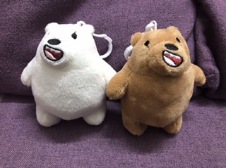Móc khoá thú bông siêu cute