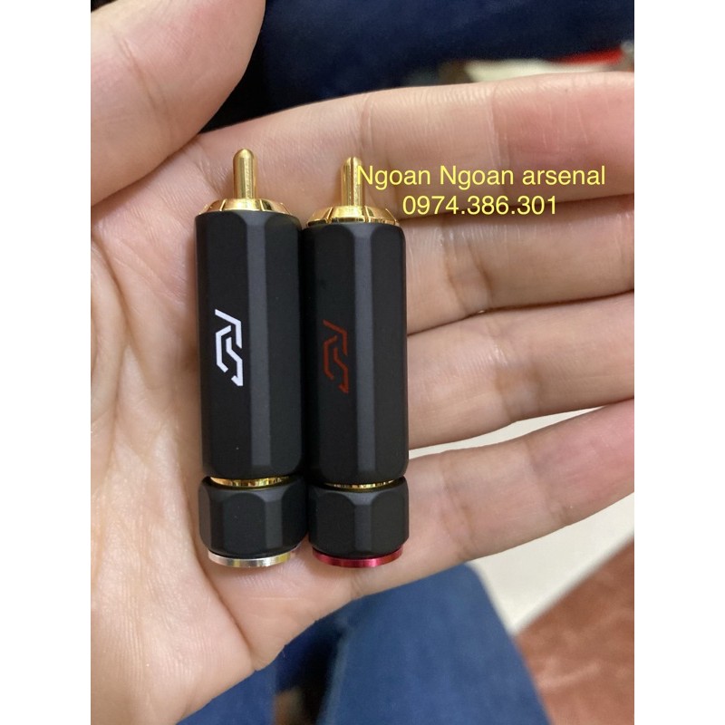 Jack rắc AV  hoa sen cao cấp nhập khẩu Made in Taiwan chính hãng. Báo giá 1 Jack.