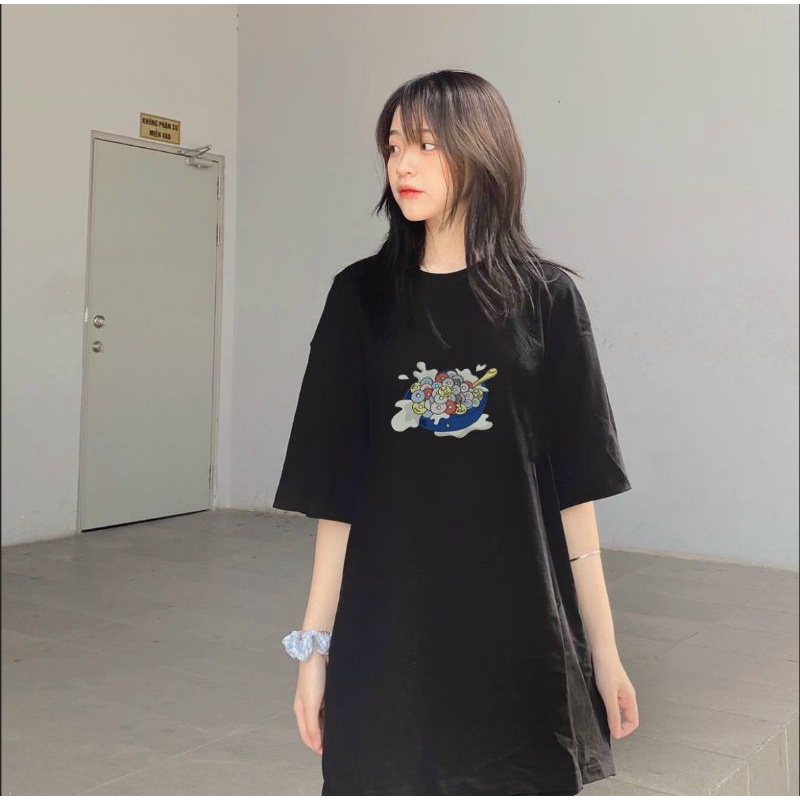 Áo thun ❤Có size tay lỡ unisex form rộng Eat