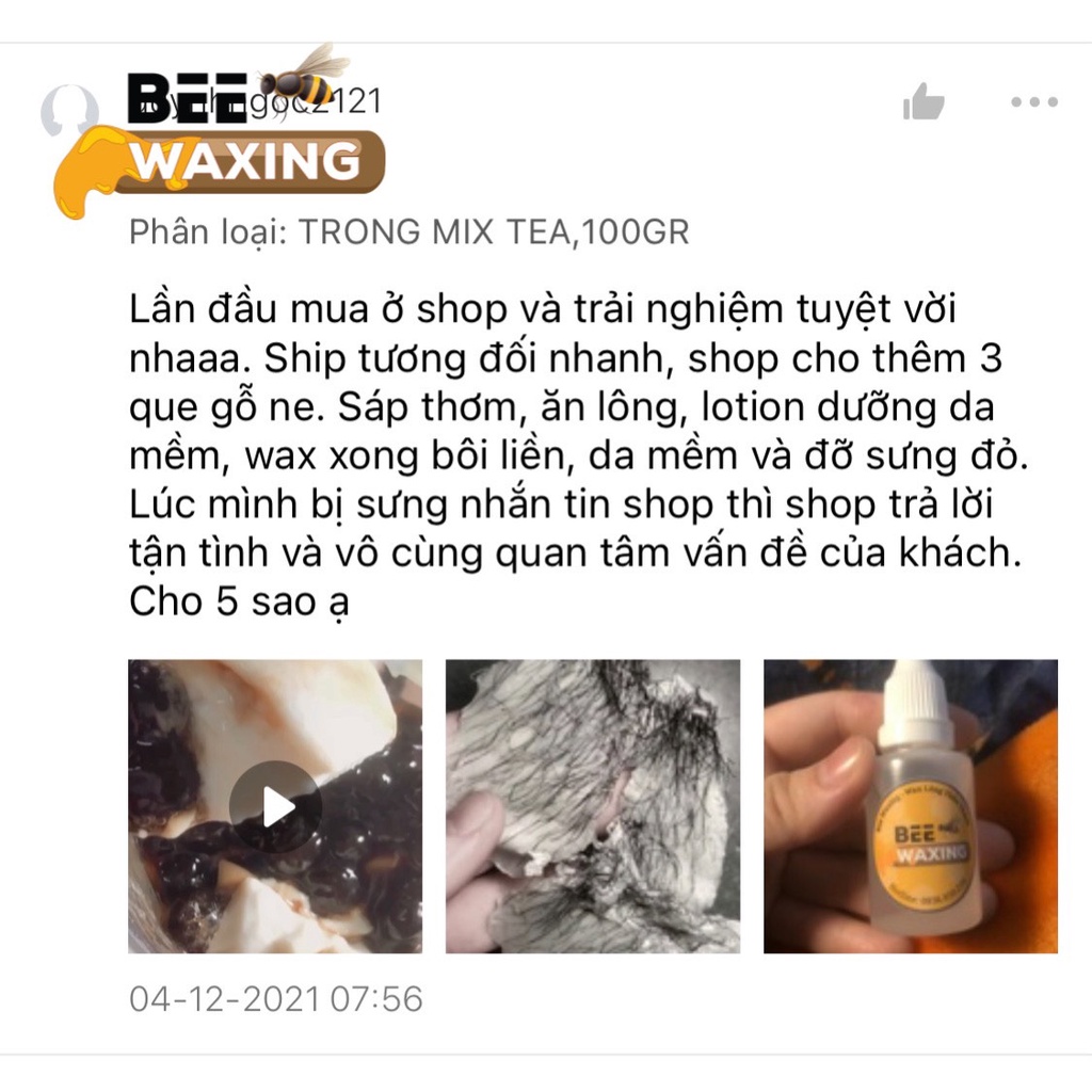 [COMBO] Sáp Wax Lông Nóng &amp; Lotion Dưỡng Sau Wax- Hard Wax Beans [Kèm Que Wax]