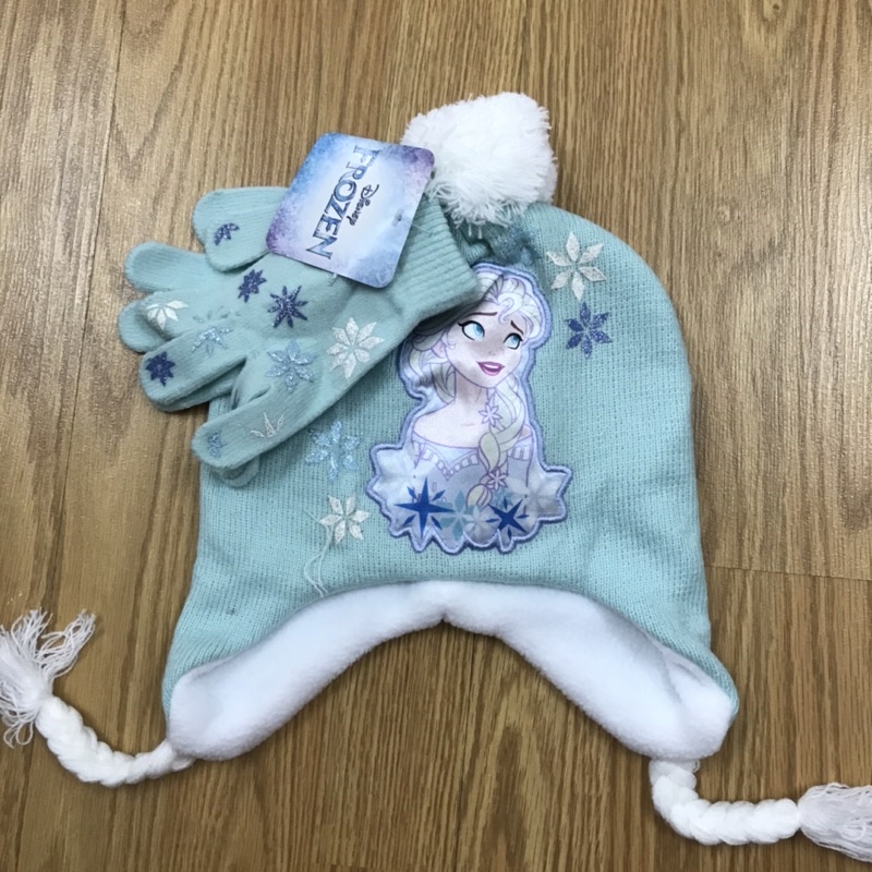 Mũ len kèm găng tay cho trẻ em phong cách hoạt hình