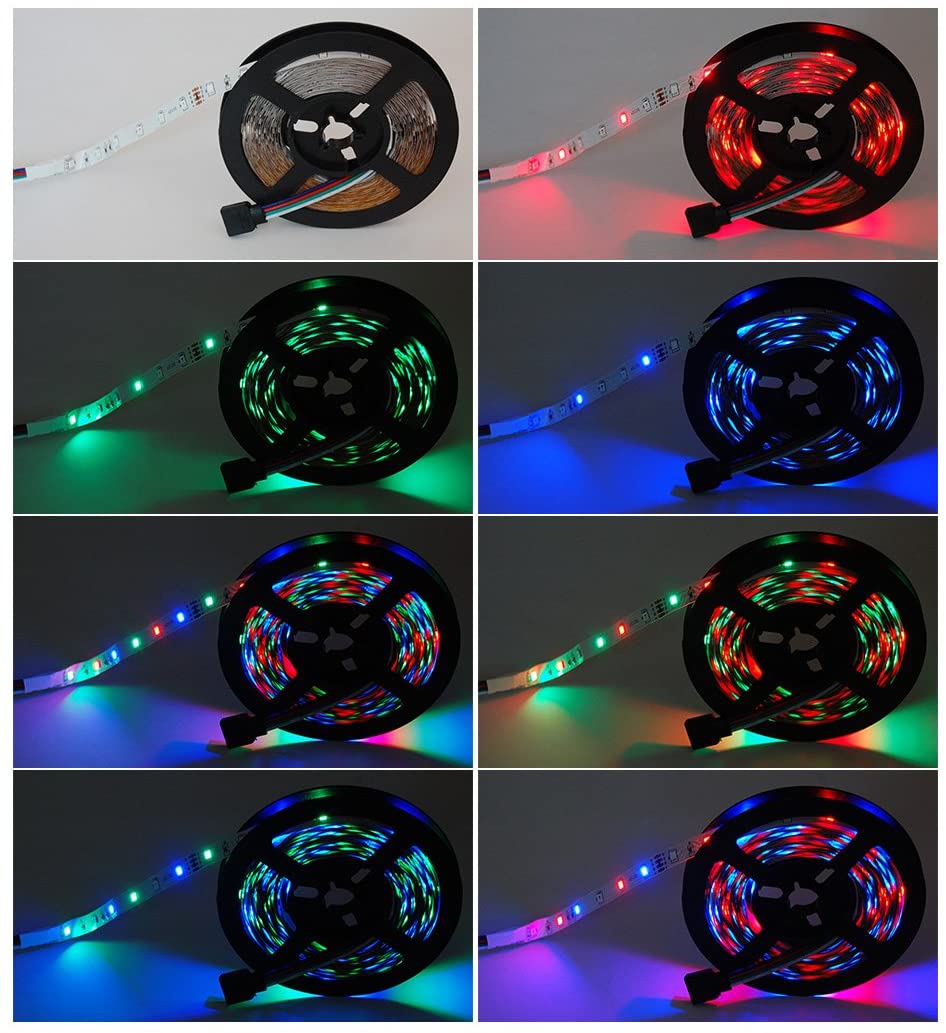 Cuộn Dây Đèn Led 5m Rgb 2835 / 3528 300 Bóng Không Kèm Điều Khiển Rgb