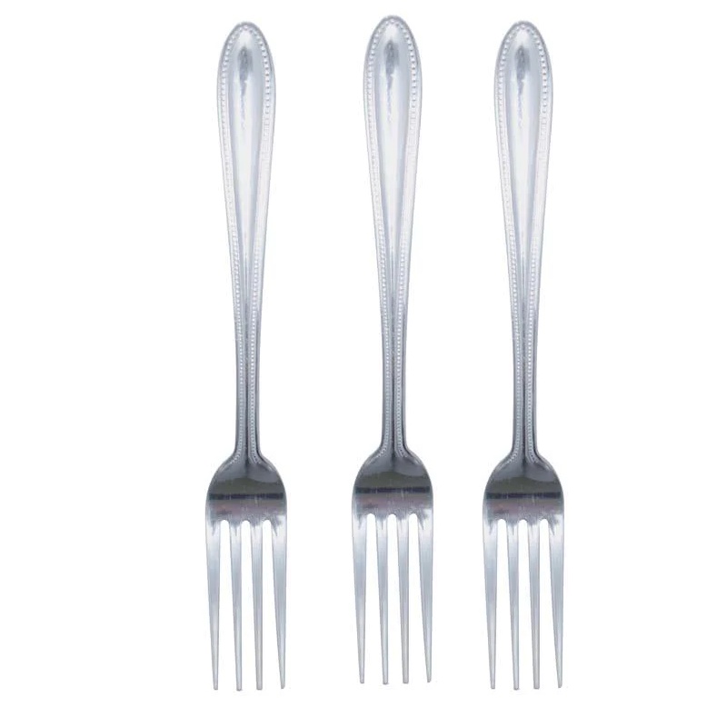 Daiso Bộ 03 Nĩa Ăn Đồ Tráng M Dessert Fork