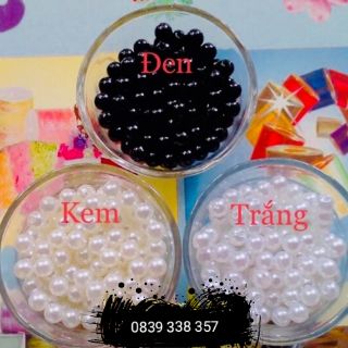 Hạt cườm,hạt bẹt 6li,8 li bịch 100g