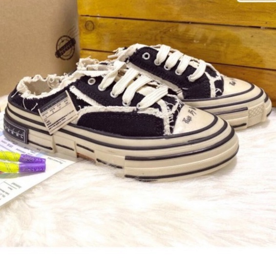 ⚡SIÊU HOT⚡ Sục rách xvessel, Giày Sục thể thao nam nữ 2021 siêu hot full box bill | BigBuy360 - bigbuy360.vn