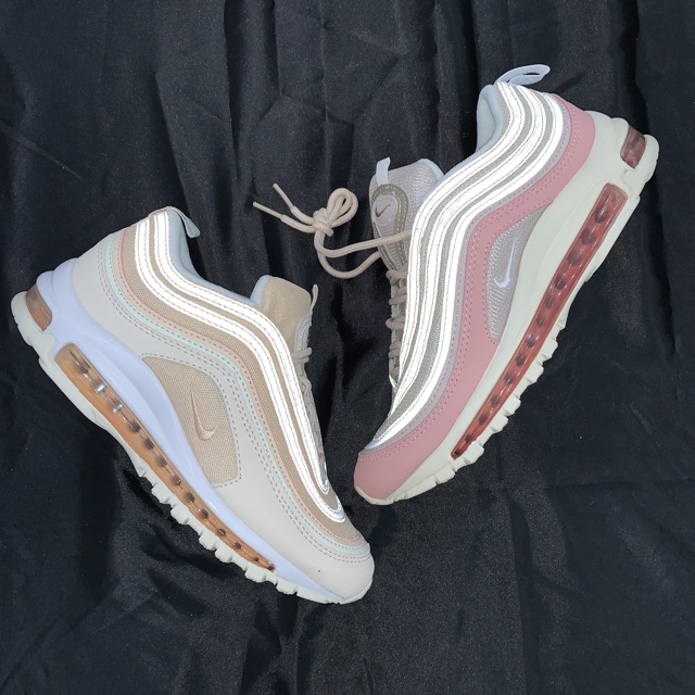 (Tặng móc khoá) Giầy Air97 hồng cao cấp fullbox