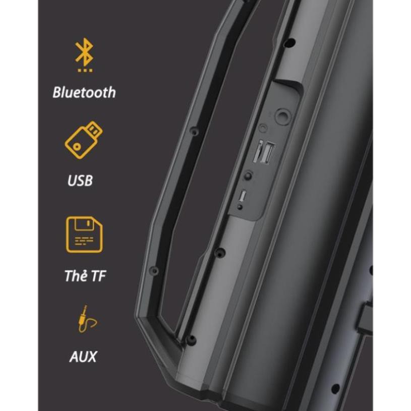 Loa Bluetooth - Loa KIMISO KM-S1 (Tặng Mic Hát Karaoke) Âm Bass Trầm To -Hát Karaoke Trong Rõ Ràng [BẢO HÀNH 6 THÁNG]