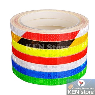 Cuộn decal phản quang dán trang trí xe đạp, xe máy, ô tô