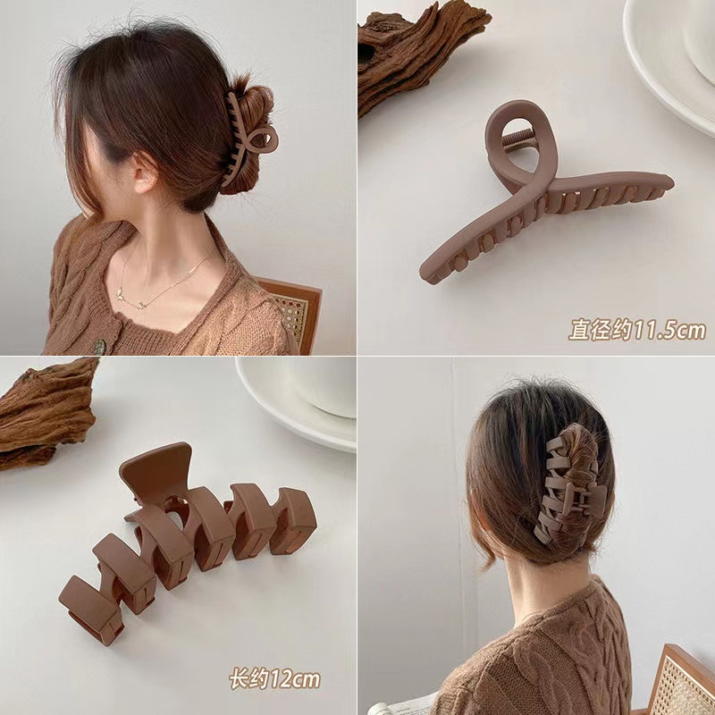 Kẹp tóc IF YOU acrylic nhiều màu sắc phong cách Hàn Quốc cho nữ