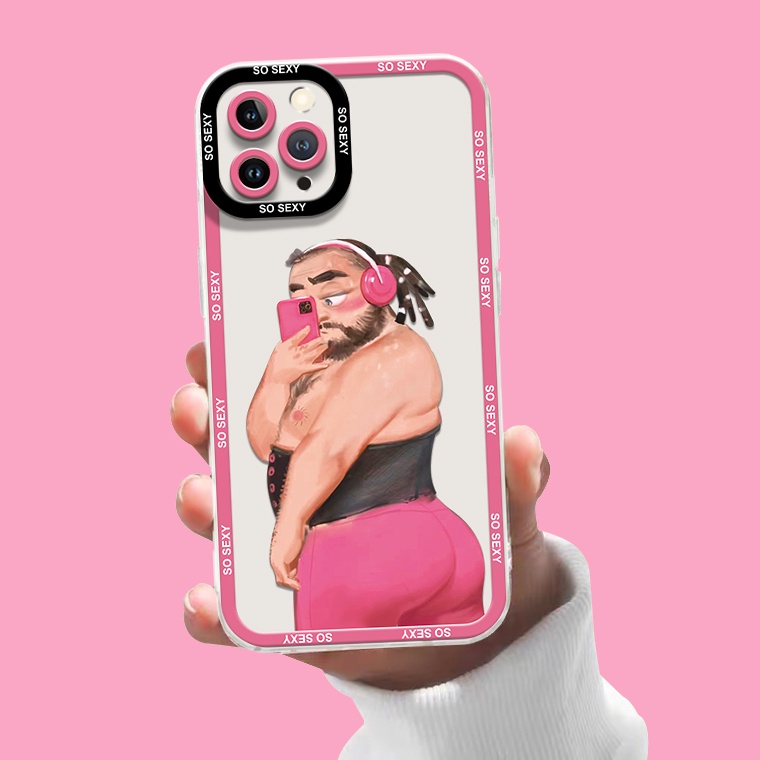 Ốp Điện Thoại Silicon TPU Mềm Trong Suốt Chống Sốc Thời Trang Cho IPhone 14 13 Pro X XR XS Max 11 12 6 6S 7 8 14 Plus