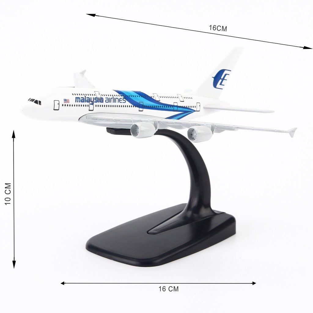 Mô hình máy bay Malaysia Airlines 16cm Everfly