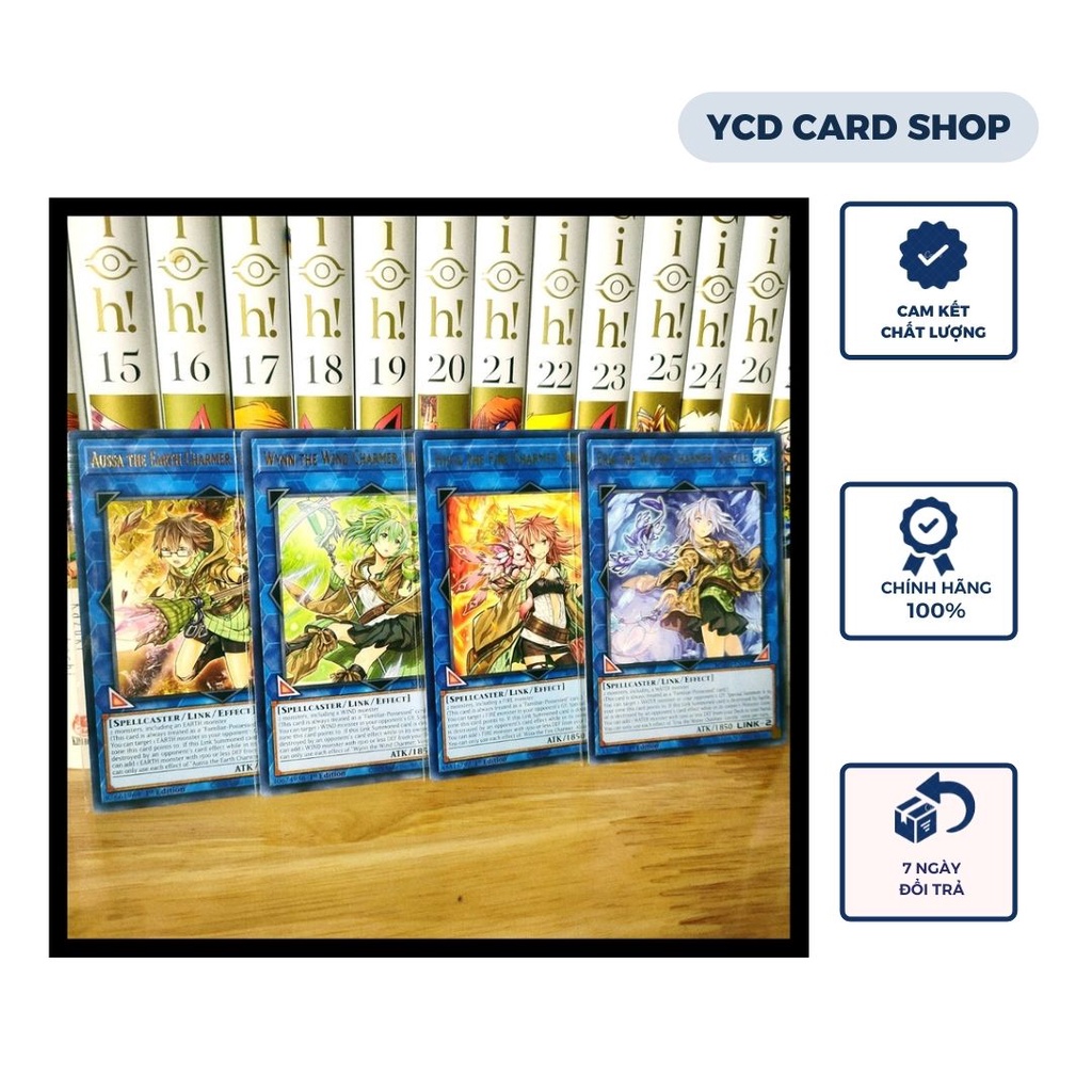 Thẻ bài yugioh chính hãng Set 4 Link monster Charmer – Rare