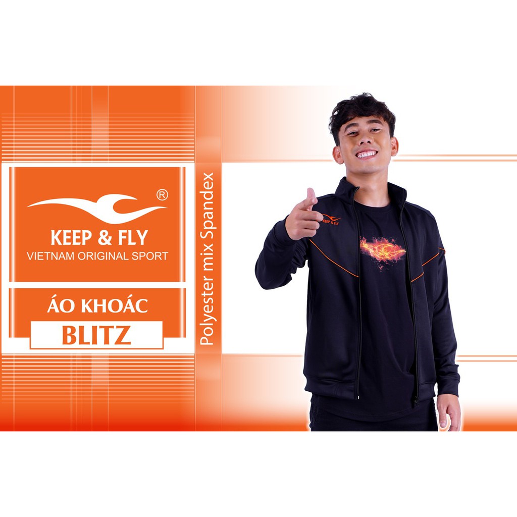Áo khoác thể thao Keep &amp; Fly chính hãng | 6 màu
