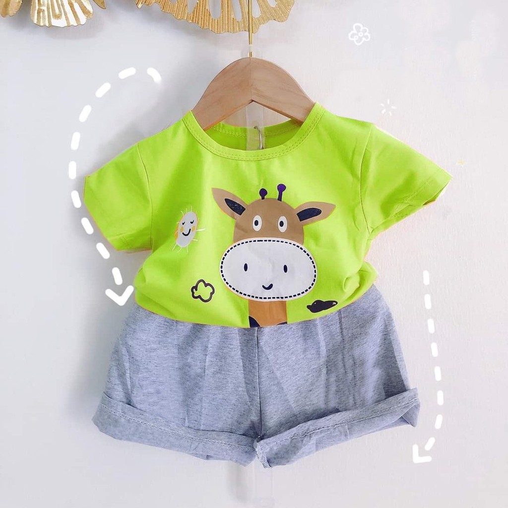 Đồ bộ hình thú cute cho bé HZ669