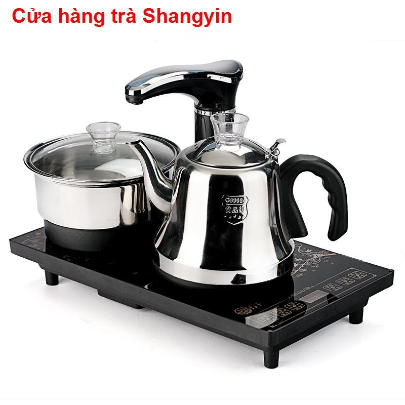 nhà cửa đời sốngẤm điện thông minh có chức năng tưới nước tự động với một chìa khóa bộ pha trà bằng thép không gỉ11