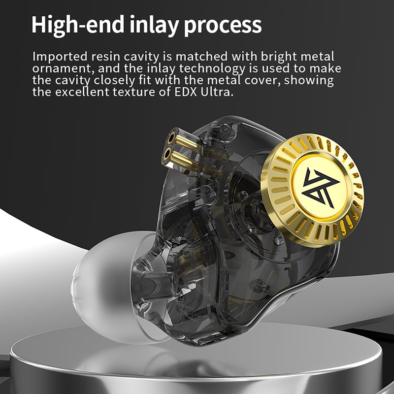 Tai Nghe zzz Tai Nghe Nhét Tai KZ-EDA Thiết Kế Cuộn Dây Chuyển Động Kép Dùng Khi Tập Gym