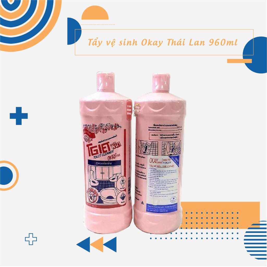 [GIÁ SỈ] Tẩy vệ sinh Okay Thái Lan 960ml