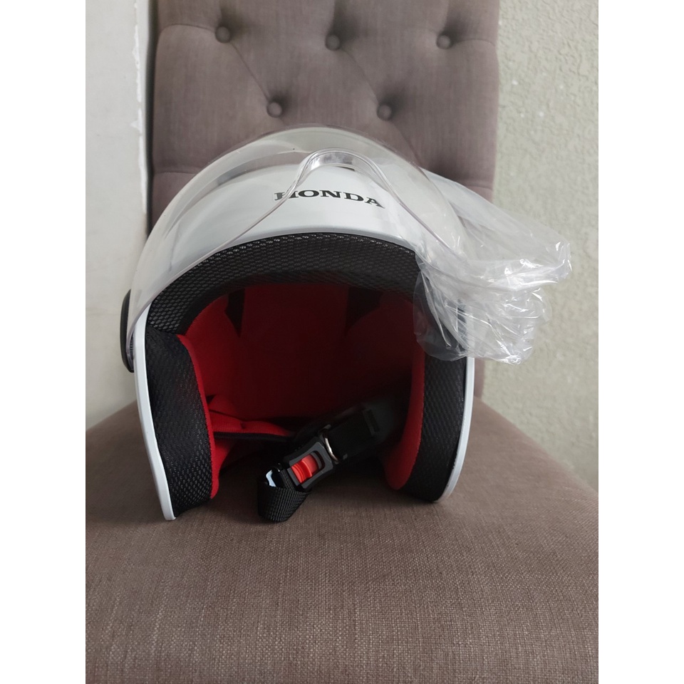 [Mã LIFEXANH03 giảm 10% đơn 500K] mũ/nón honda 3/4 nữ - nhập theo xe indo - trắng