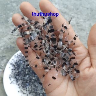  500g thun cột tóc sọc màu (được chọn màu)