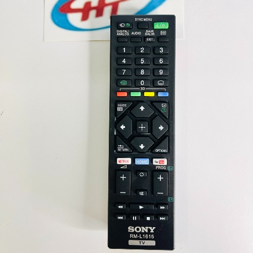 Remote điều khiển tivi Sony RM-L1615 có tích hợp NETFLIX - YOUTUBE. Bảo hành 12 tháng