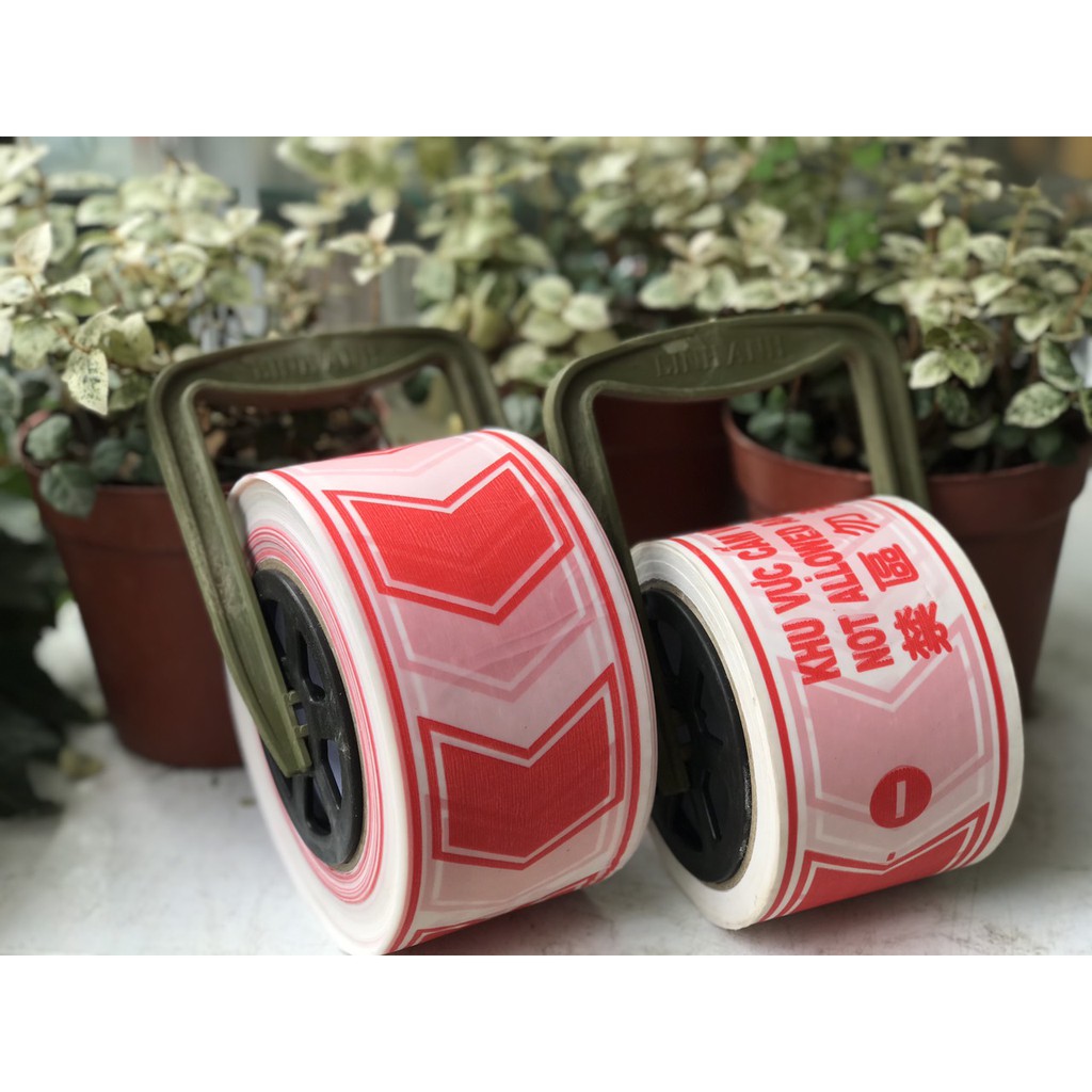 Băng rào cảnh báo công trình 100m