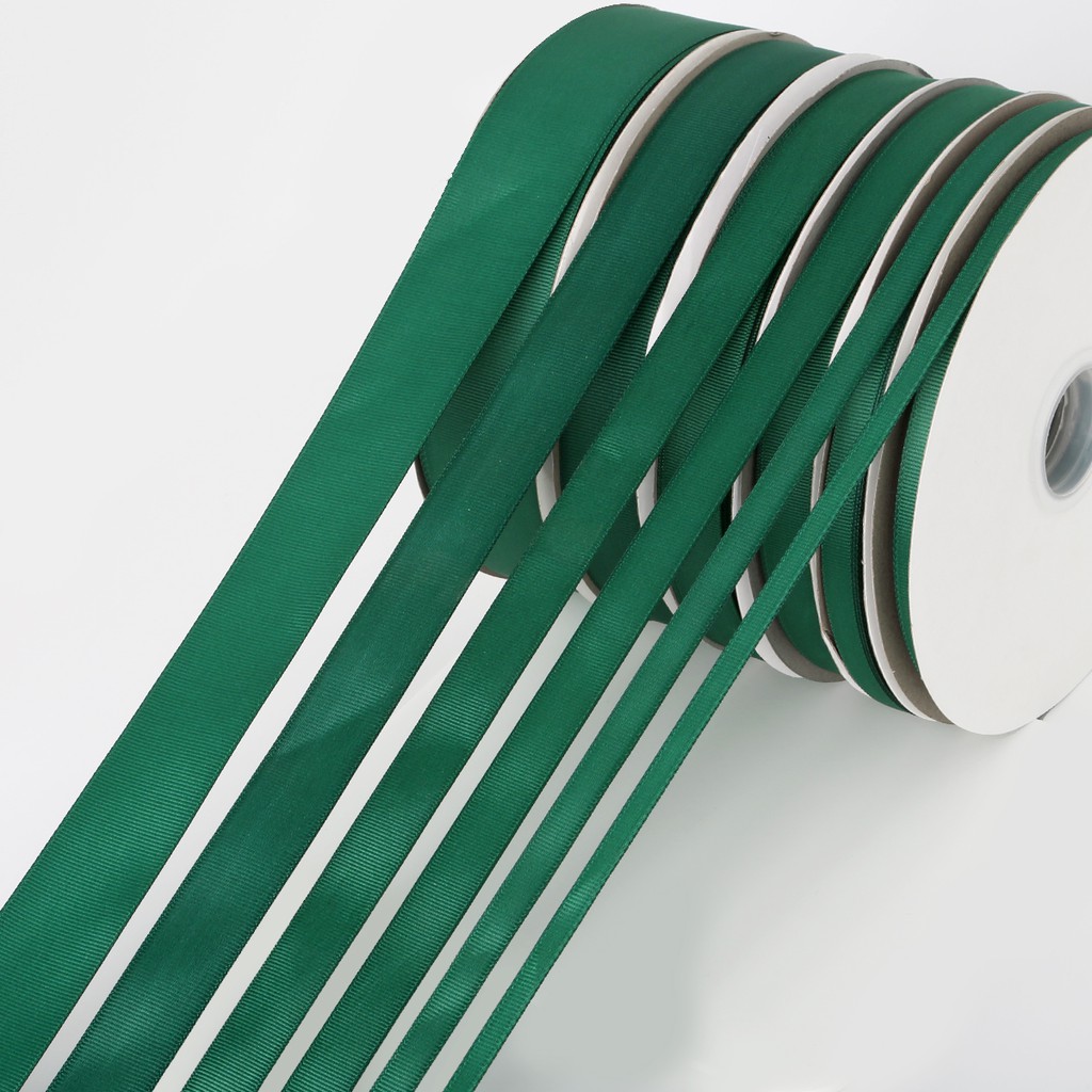 Dây ruy băng trang trí màu xanh lá cây dài 5 yards tiện dụng