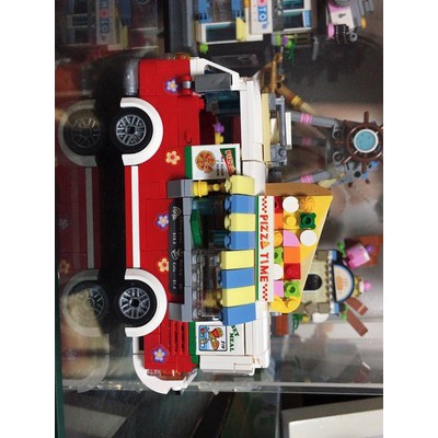 Đồ chơi lắp ráp Lego xe bán Pizza LOZ mini Food Truck