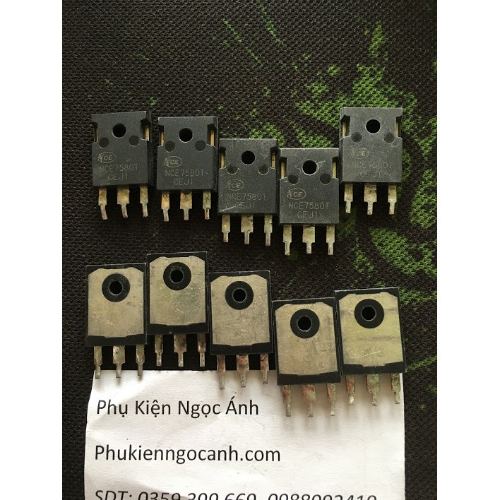 NCE7580T bản lớn chất lượng nguyên gốc ,sò NCE7580, sò 7580