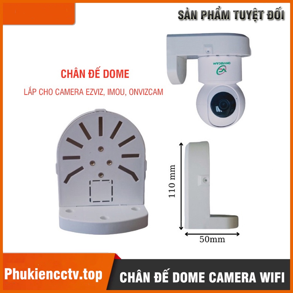 Chân Đế Dome Ren Đồng cho camera trong nhà Onvizcam, Ezviz, imou, kbvision | chân đế camera ngoài trời - Chất lượng cao