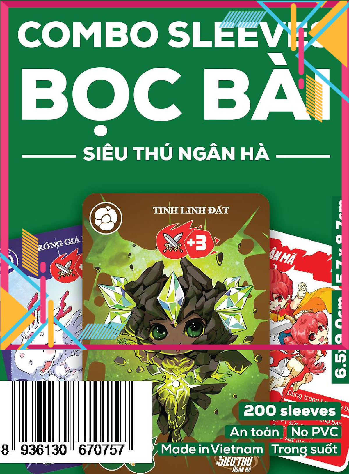 Mua Ngay Sleeves bọc bài trọn bộ board game Lớp học Mật ngữ - Siêu Thú Ngân Hà Giúp Trẻ Phát Triển